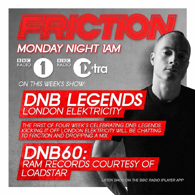 Friction - BBC Radio 1 (London Electricity, Loadstar Guest Mix) (03-11-2015)