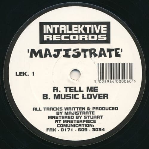 Majistrate - Tell Me / Music Lover Majistrate - Tell Me / Music Lover