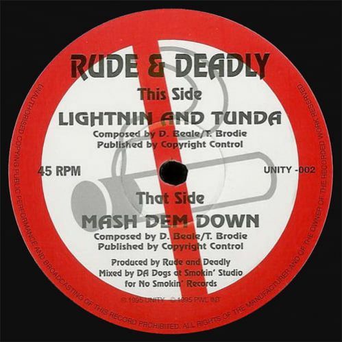 Rude & Deadly - Lightnin And Tunda / Mash Dem Down Rude & Deadly - Lightnin And Tunda / Mash Dem Down