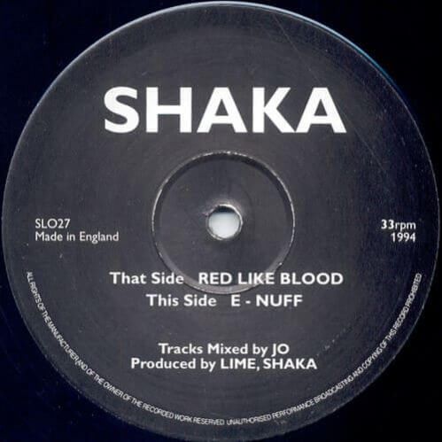 Shaka - Red Like Blood / E-Nuff Shaka - Red Like Blood / E-Nuff