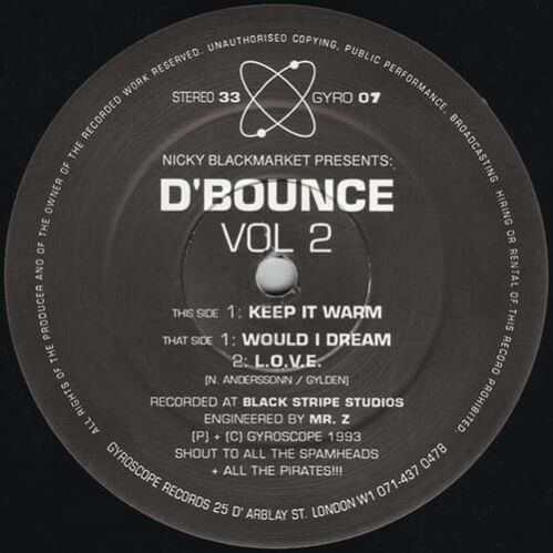 Nicky Blackmarket - D'Bounce Vol. 2 Nicky Blackmarket - D'Bounce Vol. 2