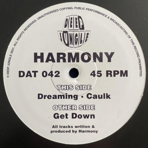 Harmony - Get Down / Dreaming / Caulk Harmony - Get Down / Dreaming / Caulk