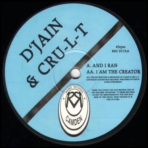 D'Jain & Cru-L-T - And I Ran / I Am The Creator D'Jain & Cru-L-T - And I Ran / I Am The Creator