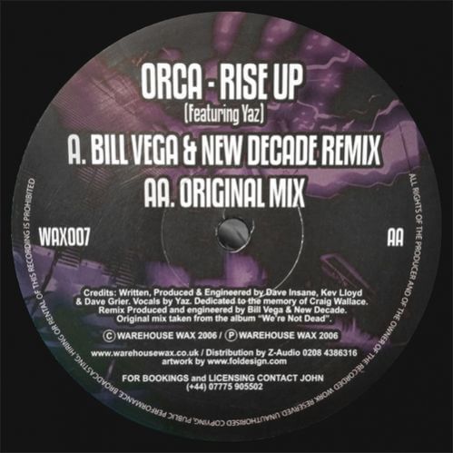 Orca Feat. Yaz - Rise Up Orca Feat. Yaz - Rise Up