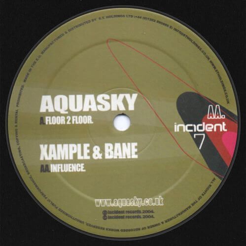 Aquasky / Xample & Bane - Floor 2 Floor / Influence Aquasky / Xample & Bane - Floor 2 Floor / Influence