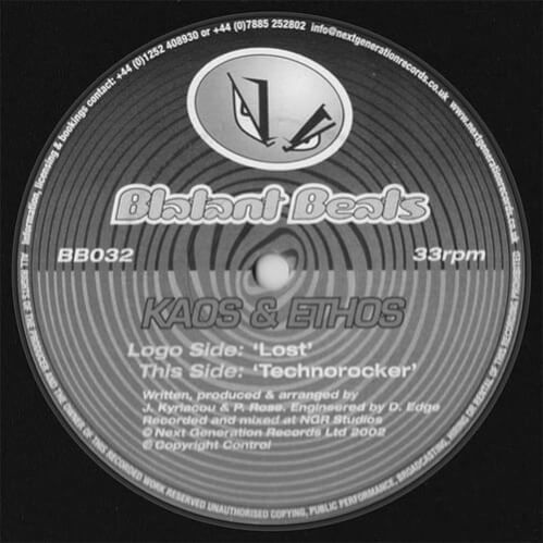 Kaos & Ethos - Lost / Technorocker Kaos & Ethos - Lost / Technorocker
