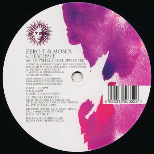 Zero T & Mosus - Headspace / Topshelf Zero T & Mosus - Headspace / Topshelf
