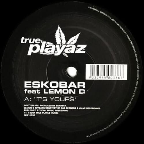 Eskobar - It's Yours / Return To 125th St. Eskobar - It's Yours / Return To 125th St.