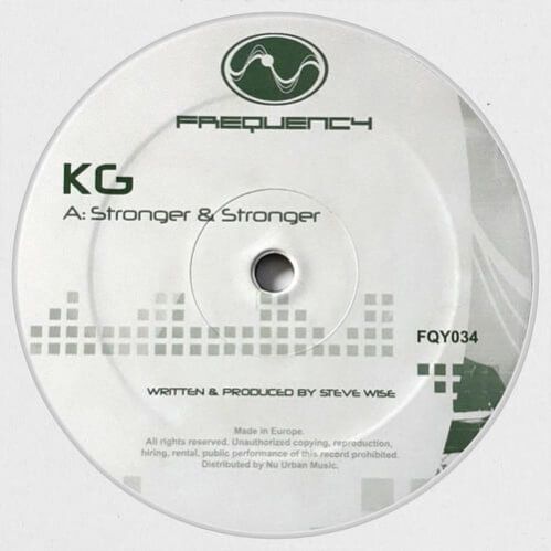 KG - Stronger & Stronger / Textures & Sound KG - Stronger & Stronger / Textures & Sound