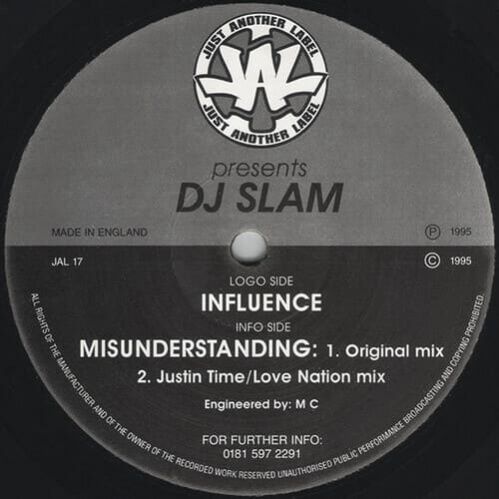 DJ Slam - Influence / Misunderstanding DJ Slam - Influence / Misunderstanding