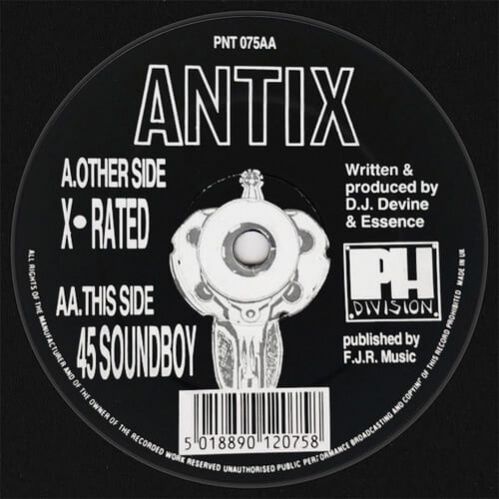 Antix - X-Rated / 45 Soundboy Antix - X-Rated / 45 Soundboy