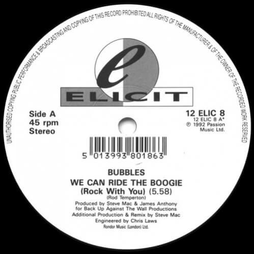 Bubbles - We Can Ride The Boogie / Fluted & Booted