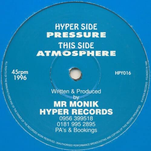 Mr Monik - Pressure / Atmosphere