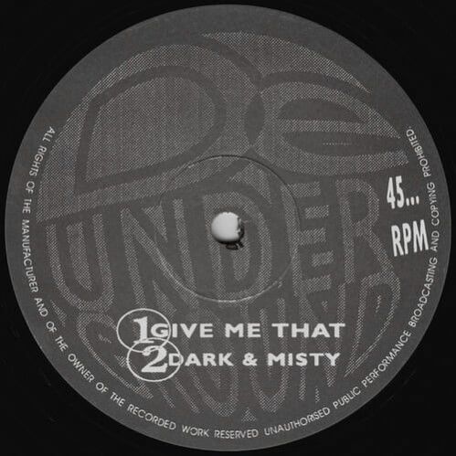 Cool Hand Flex - Give Me That / Dark & Misty