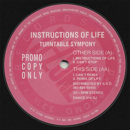 Turntable Symphony - Instructions Of Life