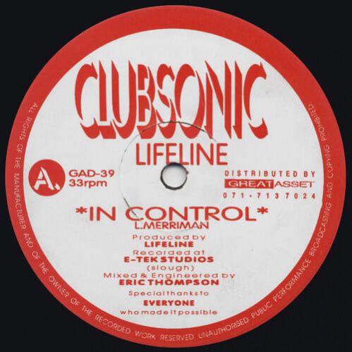 Lifeline - In Control / Let The Music Lifeline - In Control / Let The Music