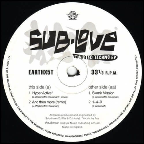 Sub-Love - Twisted Techno EP