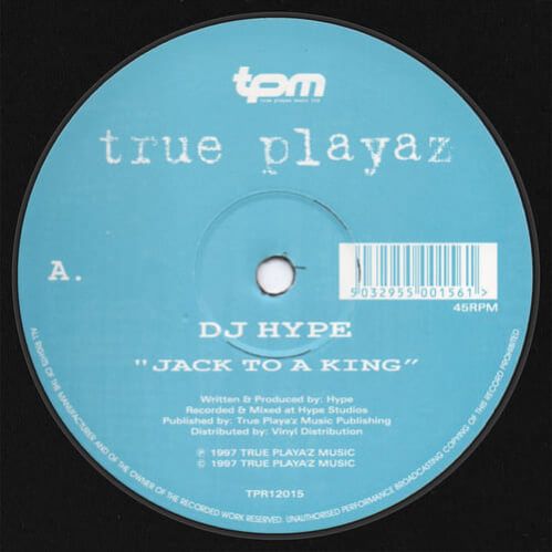 DJ Hype - Jack To A King / Only One Life To Give DJ Hype - Jack To A King / Only One Life To Give
