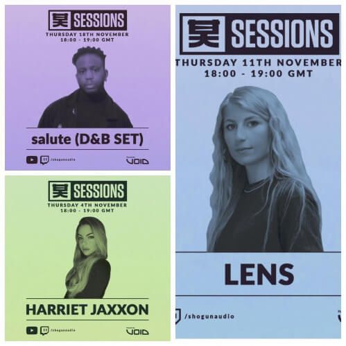 Live @ Shogun Sessions (2021) by Harriet Jaxxon, Lens, salute