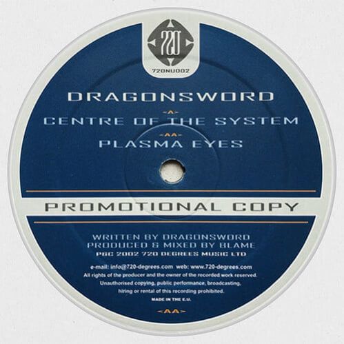 Dragonsword - Centre Of The System / Plasma Eyes Dragonsword - Centre Of The System / Plasma Eyes