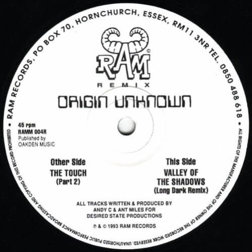 Origin Unknown - The Touch / Valley Of The Shadows (Remixes)
