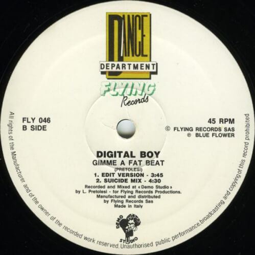 Digital Boy - Gimme A Fat Beat Digital Boy - Gimme A Fat Beat